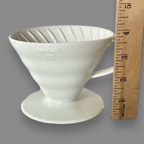 HARIO V60 COFFEE CERAMIC DRIPPER White Made in Japan - Picture 12 of 15